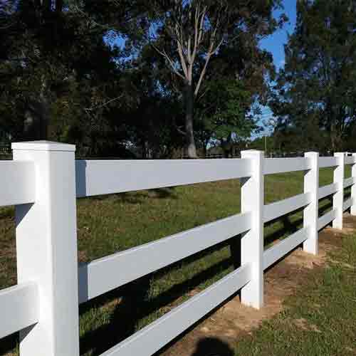 pvc horse fence 3 rail,fence for horses,white horse fence